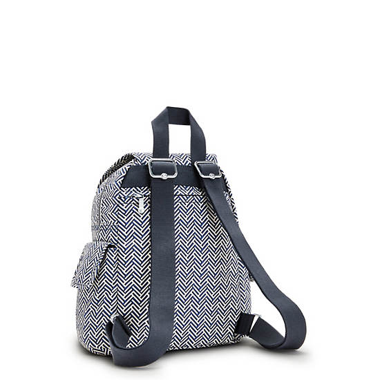 Kipling City Pack Mini Printed Ryggsäck Vita | SE 1721LI